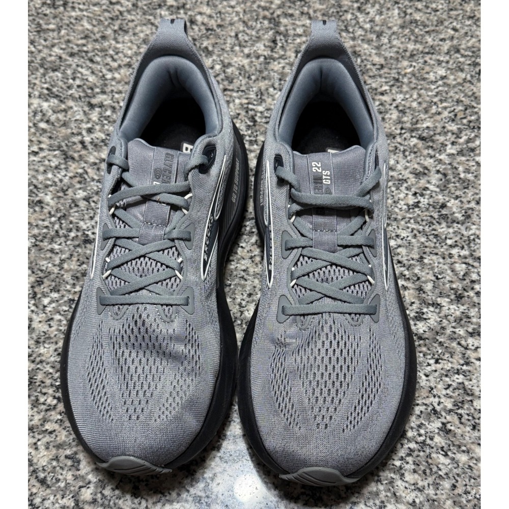 Brooks Glycerin GTS 22 Support Running Shoes Mens 10.5 Grey Black NEW no box